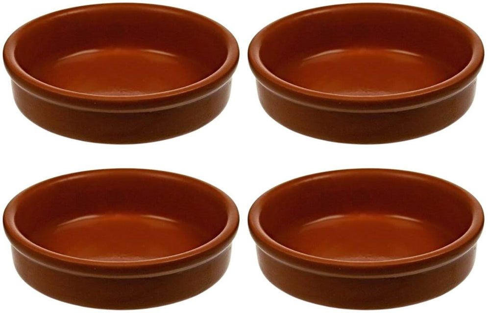 Cosy & Trendy Ramekins / Soufflébakje / Creme Brulee Schaaltjes - Terracotta ø 12 cm - 4 Stuks
