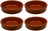 Cosy & Trendy Ramekins / Soufflébakje / Creme Brulee Schaaltjes - Terracotta ø 12 cm - 4 Stuks
