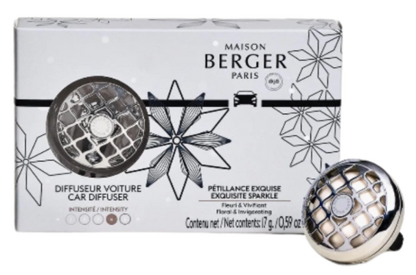 Maison Berger Autoparfum / Autodiffuser - Rosalie Exquisite Sparkle - Met navulling