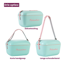 Polarbox Koelbox met Schouderband - Lichtblauw - 12 liter
