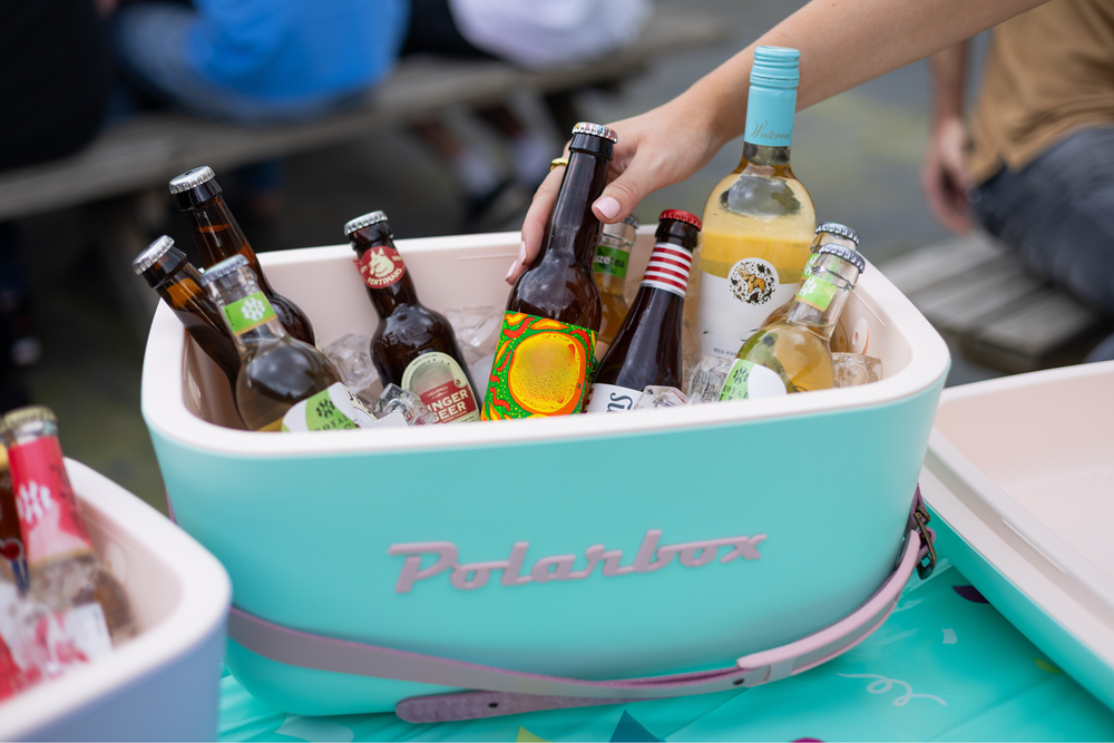 Polarbox Koelbox met Schouderband - Lichtblauw - 12 liter