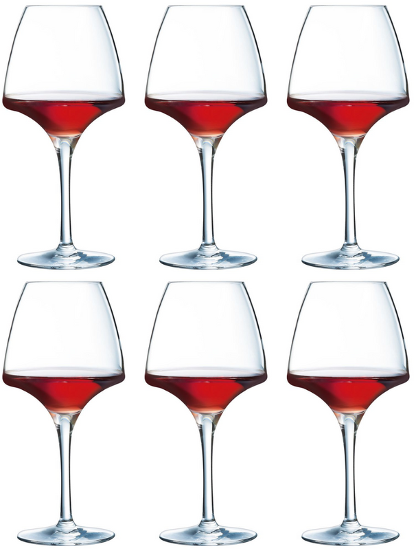 Chef & Sommelier Rode Wijnglazen Open Up - 320 ml - 6 stuks
