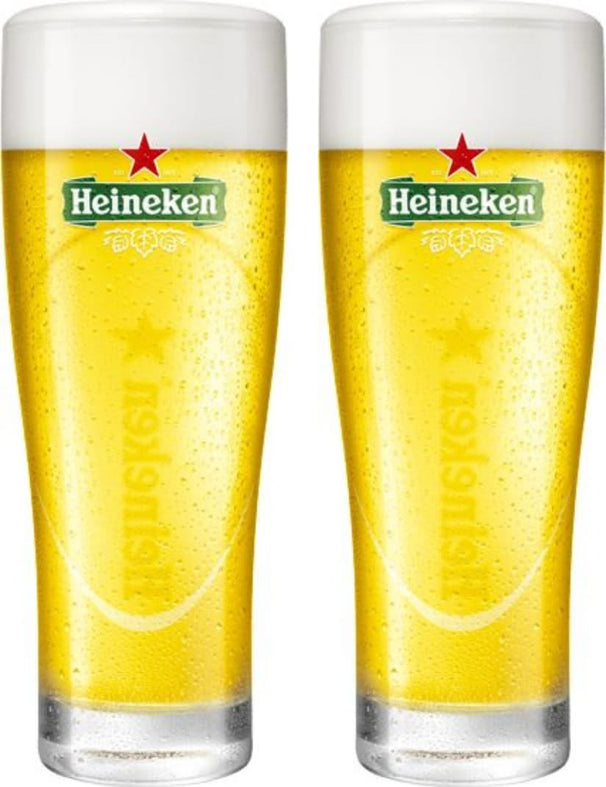 Heineken Bierglazen Ellipse - 250 ml - 2 stuks