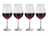 Cookinglife Rode Wijnglazen Verano 690 ml - 4 stuks