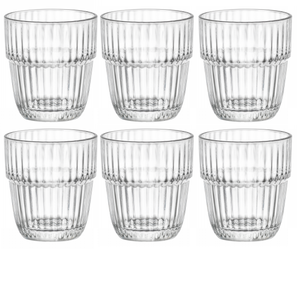 Bormioli Rocco Waterglazen Stapelbaar - Barshine - 305 ml - 6 stuks