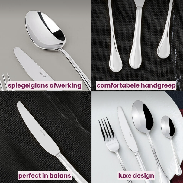 Sambonet Bestekset Royal - Goud - 36 delig / 6 personen