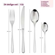Sambonet Bestekset Taste - Antique Champagne - 24 delig / 6 personen
