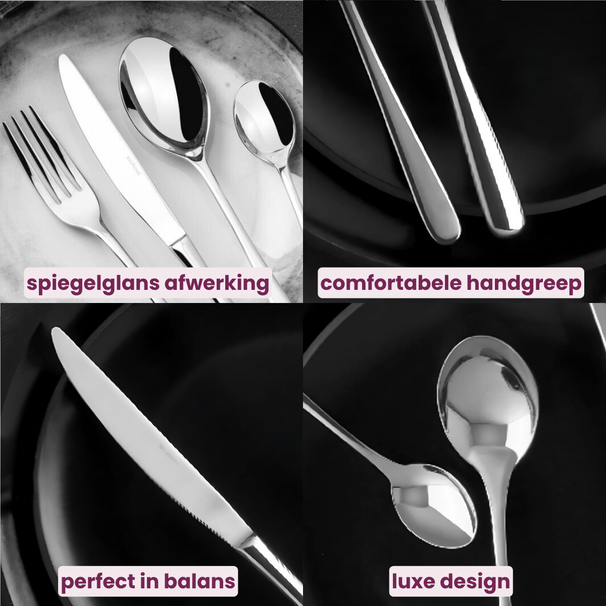 Sambonet Bestekset Taste - Goud - 24 delig / 6 personen