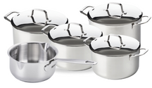 Beka Pannenset Maestro 5-Delig - zonder anti-aanbaklaag - geschikt voor alle warmtebronnen (Kookpannen, Steelpan & Soeppan)
