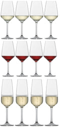 Schott Zwiesel Wijnglazenset Tulip 12-delig - Rode Wijnglazen, Witte Wijnglazen & Champagneglazen