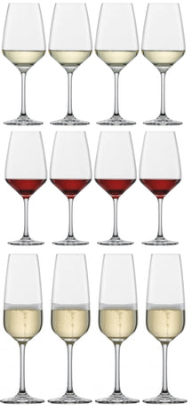 Schott Zwiesel Wijnglazenset Tulip 12-delig - Rode Wijnglazen, Witte Wijnglazen & Champagneglazen