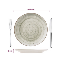 Cosy & Trendy Serviesset Sintra Ivy Green 16-delig / 4 personen - 4 dinerborden, 4 ontbijtborden, 4 diepe borden en 4 kommen