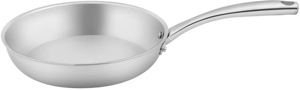 Sola Koekenpan Green Cooking+ Triply RVS ø 24 cm - geschikt voor alle warmtebronnen - zonder anti-aanbaklaag