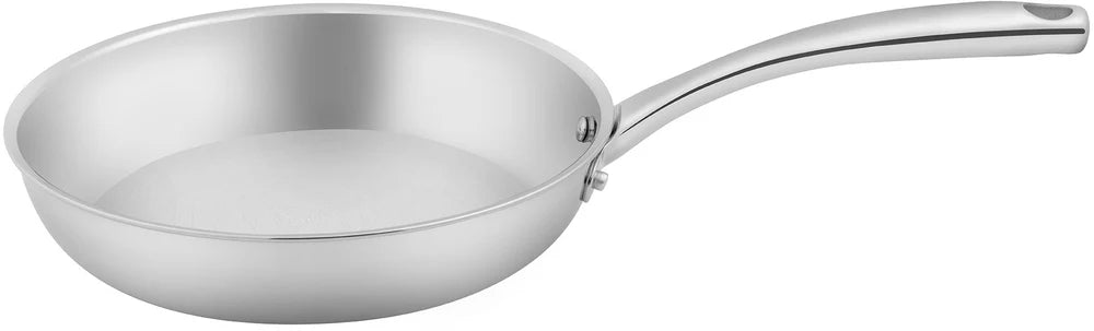 Sola Koekenpannenset Green Cooking+ Triply RVS 2-Delig - ø 24 en 28 cm - geschikt voor alle warmtebronnen - zonder anti-aanbaklaag