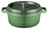 Sola Braadpan met deksel Gietijzer - Groen - ø 24 cm / 3.2 Liter - geëmailleerde anti-aanbaklaag