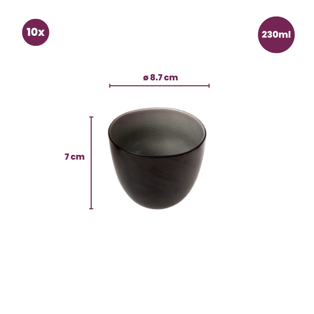 Cosy & Trendy Koffiekopjes Streetfood 230 ml - 10 stuks