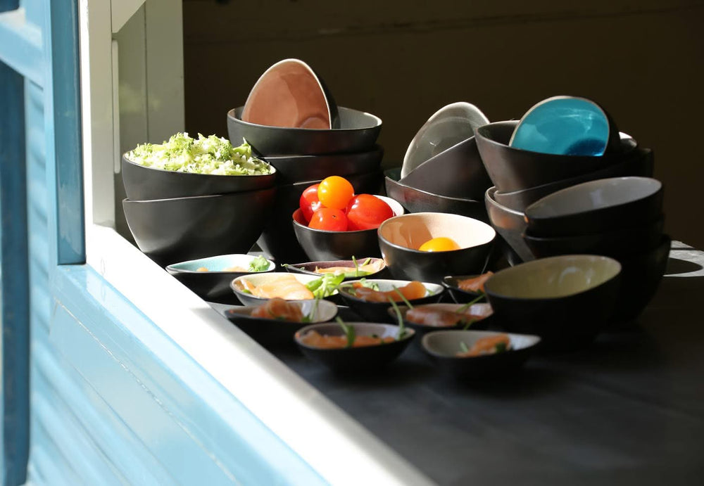 Cosy & Trendy Diepe Borden / Pastaborden Streetfood 19.5 x 16 x 5 cm - 10 Stuks