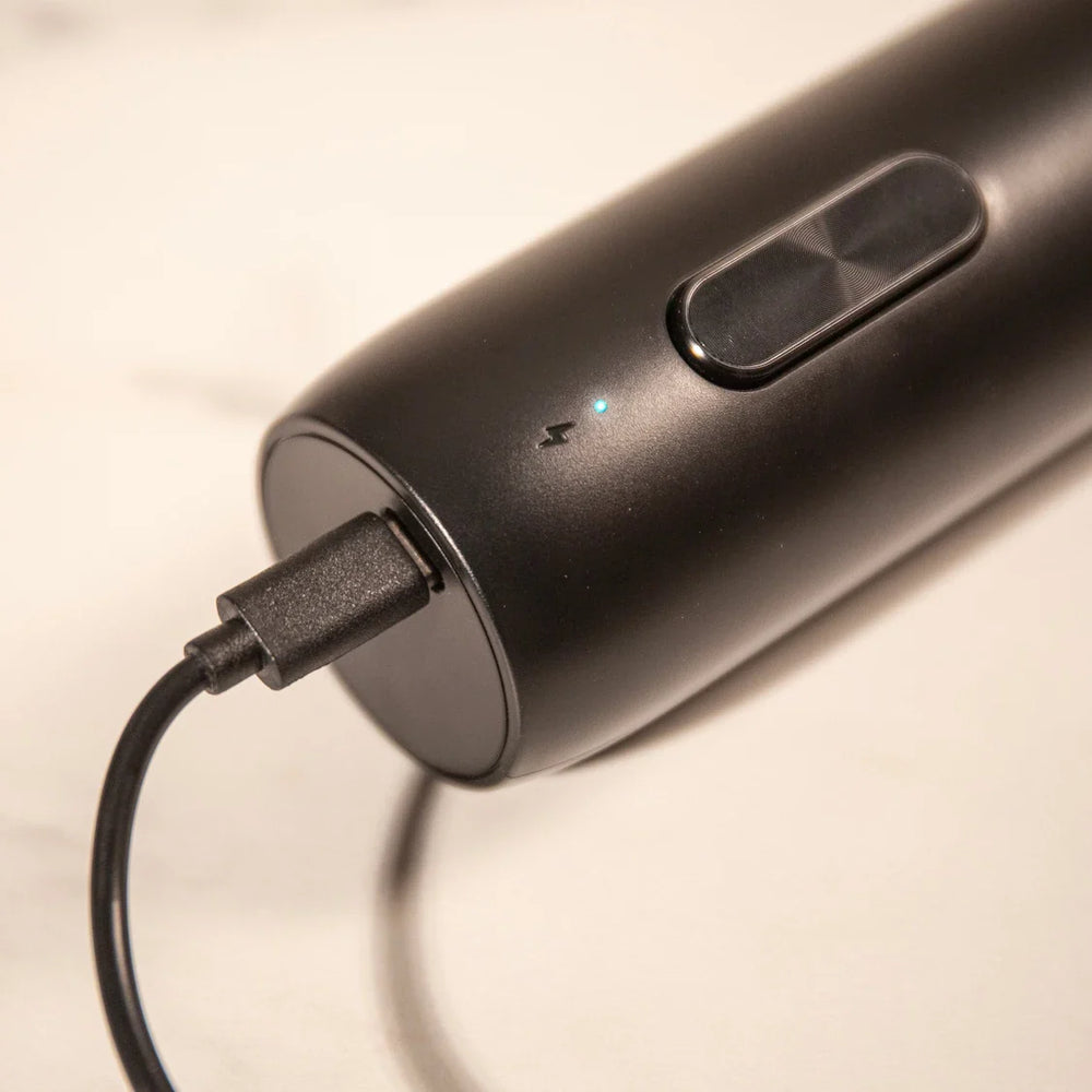Vacu Vin Elektrische Wijnopener + Foliesnijder - Zwart