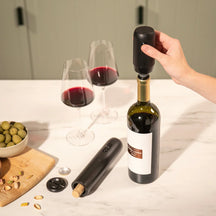 Vacu Vin Elektrische Wine Saver Vacuümpomp + 2 Doppen