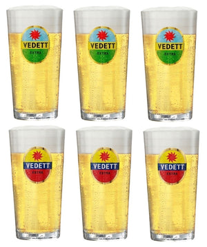 Vedett Bierglazen Extra - 330 ml - 6 stuks