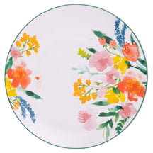 Villa d'Este Home Serviesset Flora Porselein 18-delig / 6 personen - 6 dinerborden, 6 ontbijtborden en 6 diepe borden