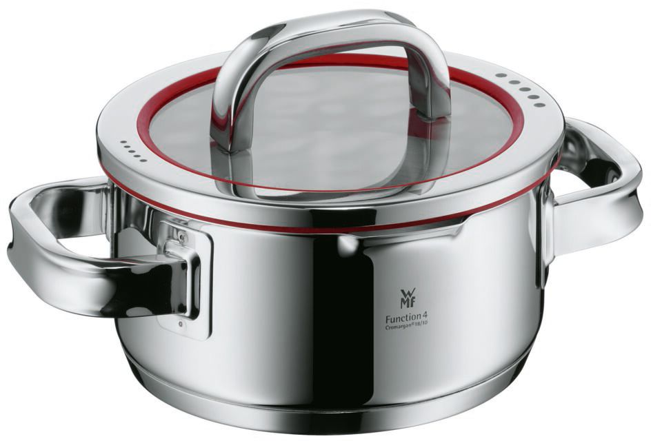 WMF Pannenset Function 4 - RVS - 5 Delig - Downdraft Geschikt - Kookpan ø 16, 20, 20 en 24 cm en Steelpan ø 16 cm