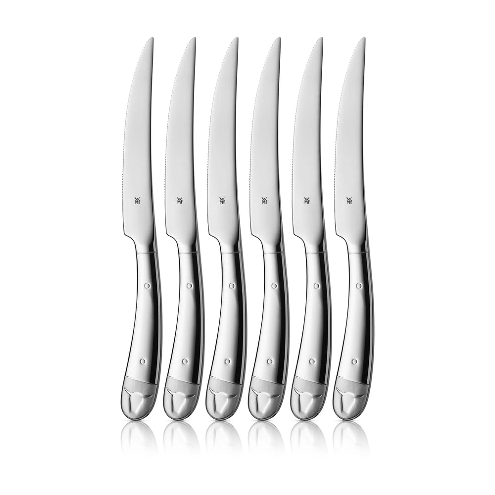 WMF Steakmessen 6-delig - Inclusief GRATIS Cookinglife Peper- en Zoutmolenset