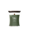 WoodWick Geurkaars Medium Frasier Fir - 11 cm / ø 10 cm - Geurkaars in Glas - Houten Lont