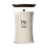 WoodWick Geurkaars Large Tonka & Almond Milk - 18 cm / ø 10 cm - Geurkaars in Glas - Houten Lont