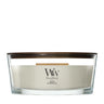 WoodWick Geurkaars Ellipse Fireside - 9 cm / 19 cm - Geurkaars in Glas - Houten Lont