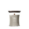 WoodWick Geurkaars Medium Wood Smoke - 11 cm / ø 10 cm - Geurkaars in Glas - Houten Lont