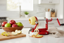 Cosy & Trendy Appelschilmachine met Zuignap - Rood