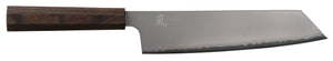 Yaxell Kiritsukemes Hana 20 cm - 3 laags RVS - donkerbruin Pakkahouten heft