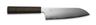 Yaxell Santokumes Hana 16.5 cm - 3 laags RVS - donkerbruin Pakkahouten heft