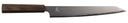 Yaxell Vleesmes Hana 23 cm - 3 laags RVS - donkerbruin Pakkahouten heft