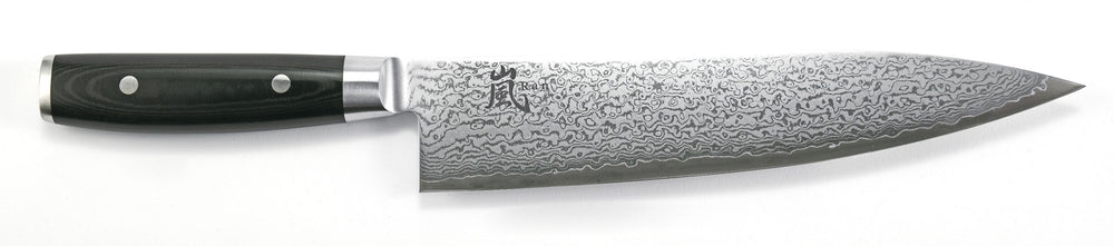 Yaxell Koksmes Ran 24 cm - 69 laags roestvrij damast staal - canvas Micarta heft
