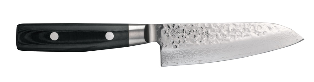 Yaxell Santokumes Zen 12.5 cm - 37 laags roestvrij damast staal - canvas Micarta heft