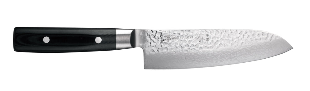 Yaxell Santokumes Zen 16.5 cm - 37 laags roestvrij damast staal - canvas Micarta heft