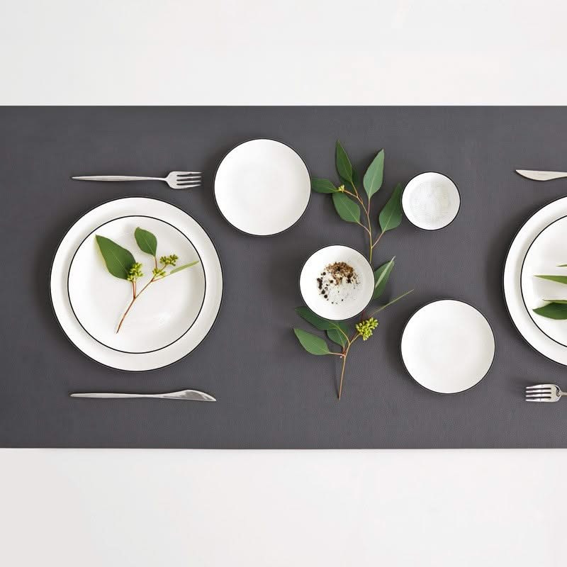 ASA Selection Diepe Borden / Pastaborden A Table Ligne Noire ø 22 cm - 4 Stuks