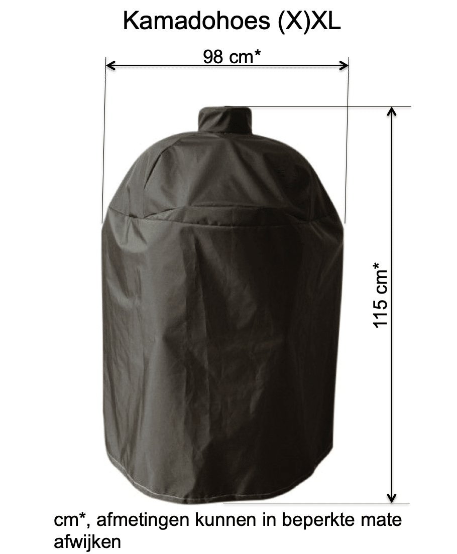 Keij Kamado BBQ Legend XL Matt Black - 23 inch