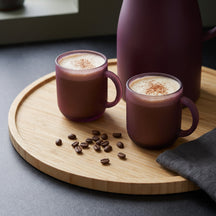 Luminarc Koffieglazen / Theeglazen met Oor Moka Delice Cherry - 250 ml - 4 stuks