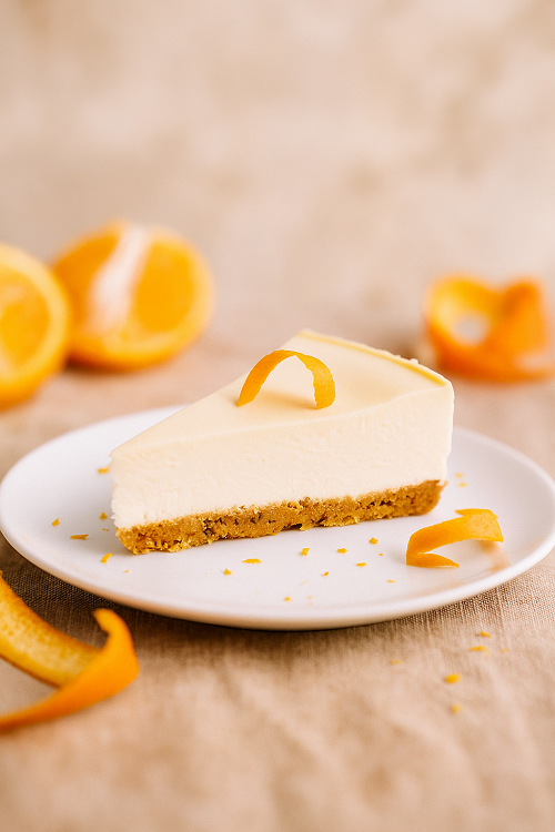Met een boterachtige biscuitbodem en een heerlijke vulling doordrenkt met pittige Aperol en kwark, biedt dit dessert een verfrissende traktatie