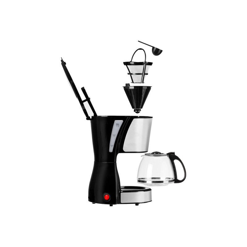 Argon Filter-koffiezetapparaat met Glazen Kan - 6 Koppen - 750 ml