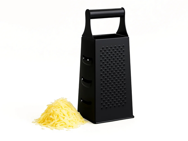 Cookinglife Torenrasp - Rasp Vierzijdig - Zwart - 8 x 11 x 24 cm