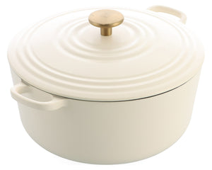BK Braadpan Bourgogne Cream White Gietijzer ø 28 cm / 6.7 Liter