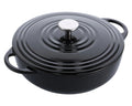 BK Lage Braadpan Bourgogne Jet Black Gietijzer ø 28 cm