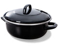 BK Braadpan Fortalit Emaille Zwart ø 22 cm / 2 Liter