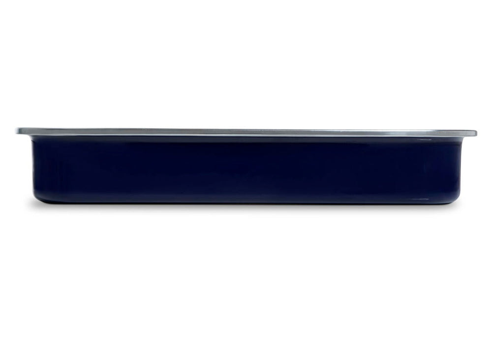 BK Braadslede Fortalit Emaille 40 x 24 cm - zijaanzicht