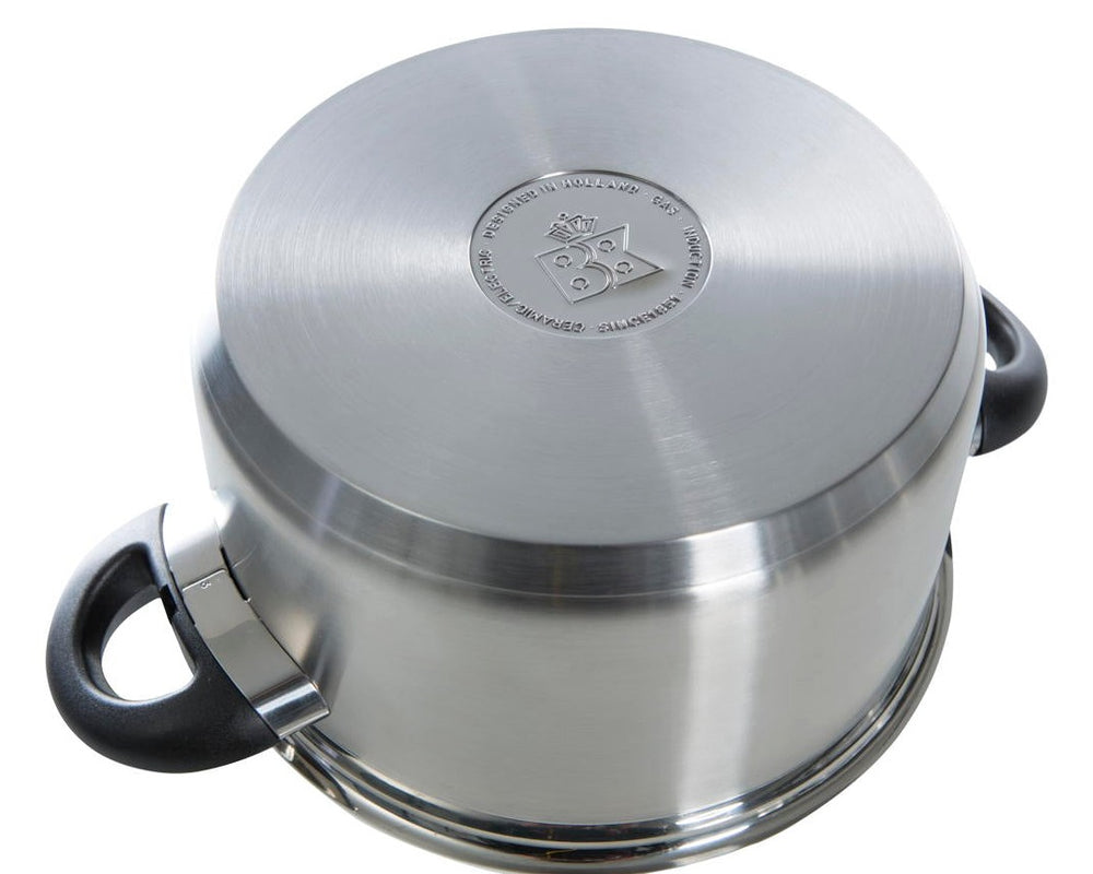 BK Kookpan Karaat+ RVS ø 16 cm / 1.5 Liter - onderaanzicht
