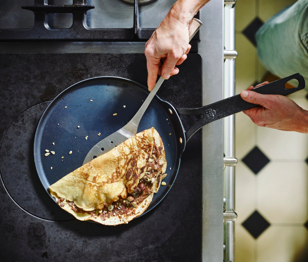 BK Pannenkoekenpan / Crêpepan Black Steel Plaatstaal ø 26 cm - sfeerbeeld 2